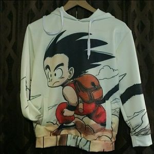✨NWOT✨ Goku on Nimbus ☁️🌫️ Hoodie